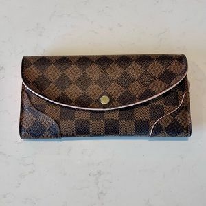 Louis Vuitton Caissa Wallet Damien Ebene Rose Ballerine